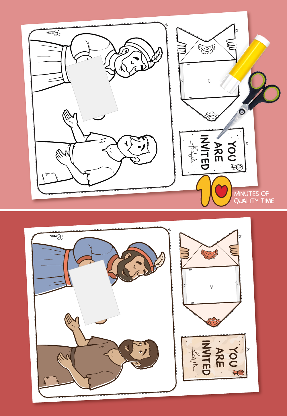 parable of the great feast printable