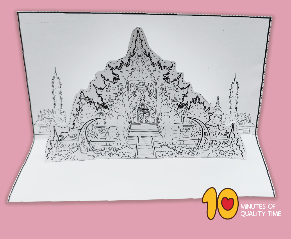 crafts Wat Rong Khun (white temple)