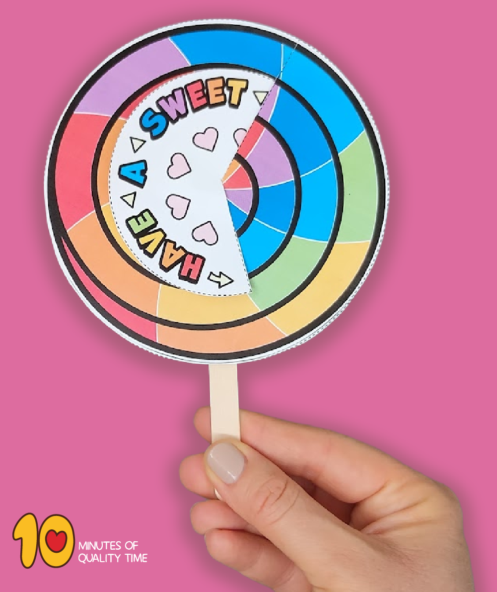 lollipop card crafts