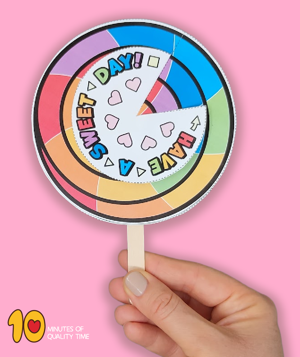 printable lollipop paper craft