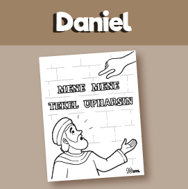 The Writing On The Wall Coloring Page