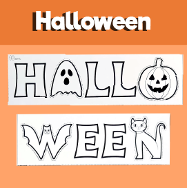 Printable Halloween Cut and Paste Craft