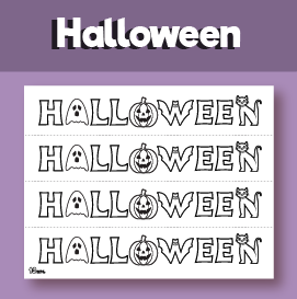 Printable Halloween Coloring Page