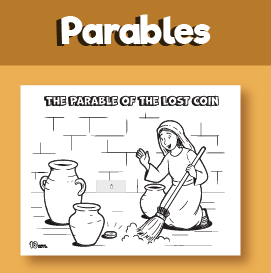 Parable of the Lost Coin Coloring Page