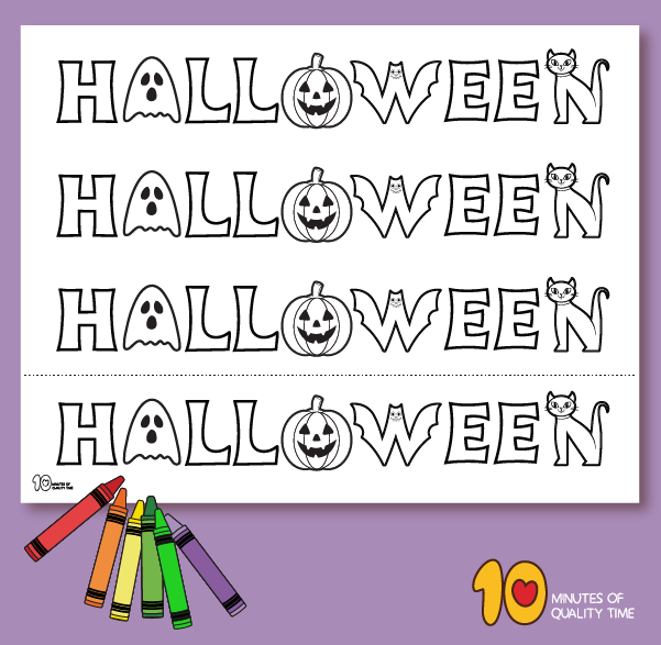 halloween activity for kids
