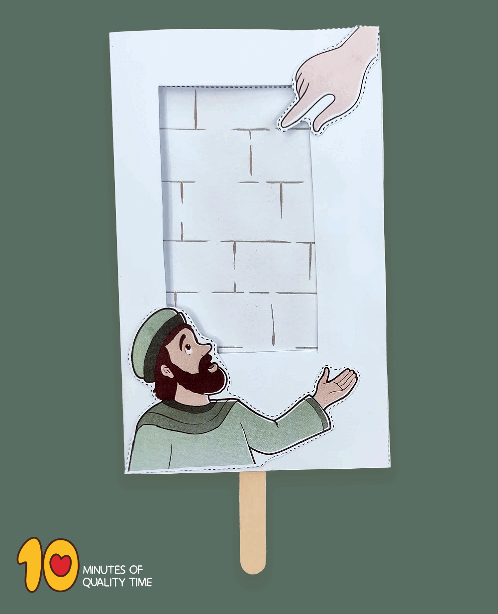writing on the wall bible craft