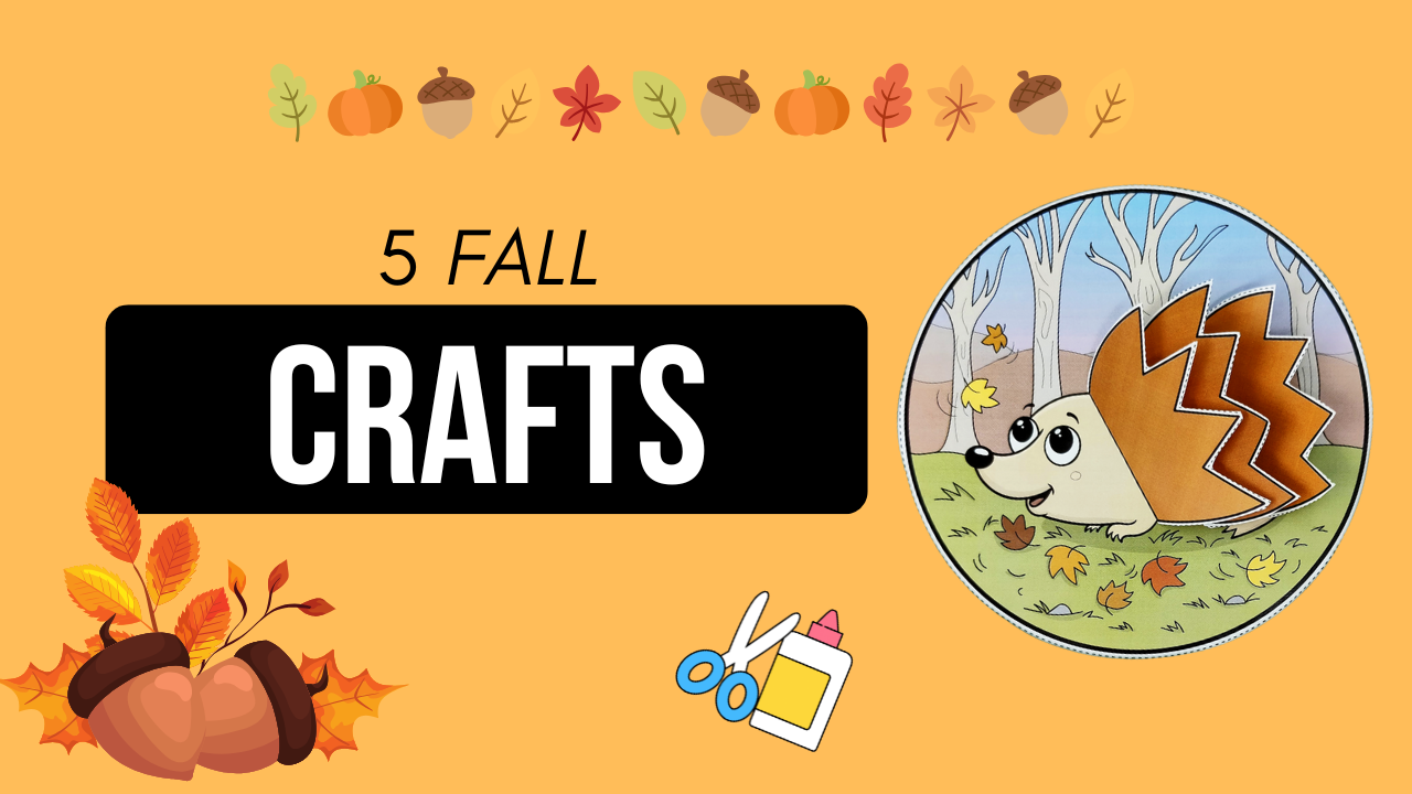 5 Fall Craft Ideas for Children - DIY Autumn Projects