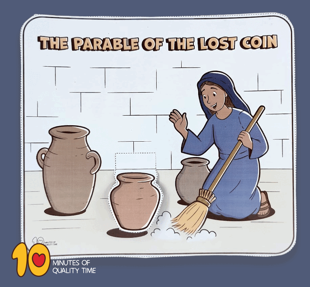 jesus teaches about the lost coin Craft