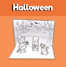 Trick or Treat 3D crafts