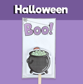 Halloween crafts printable templates