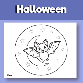 bat coloring pages pdf