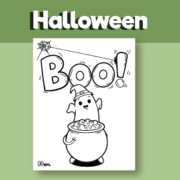 bubbly cauldron coloring pages