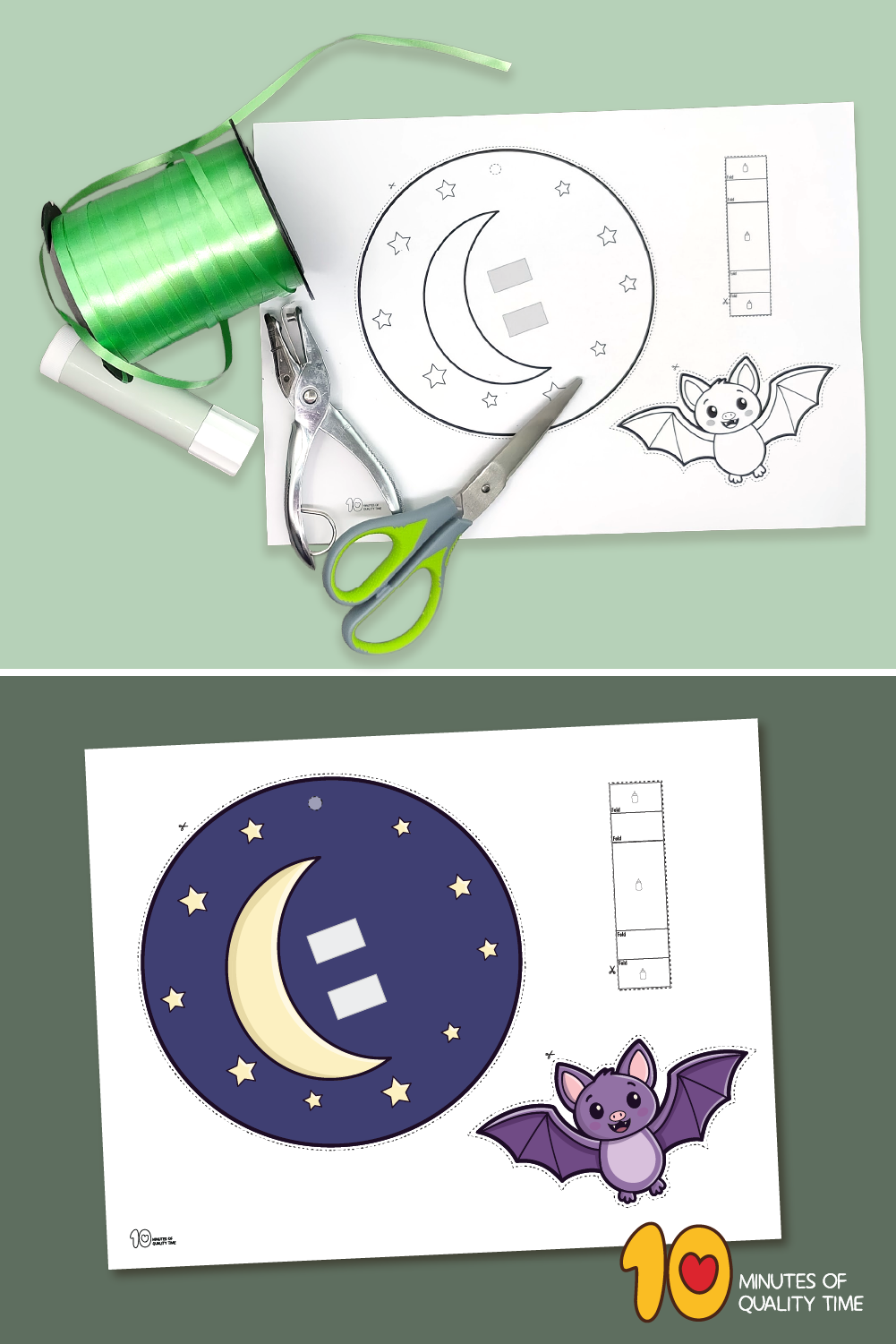 Halloween bat crafts for kindergarten