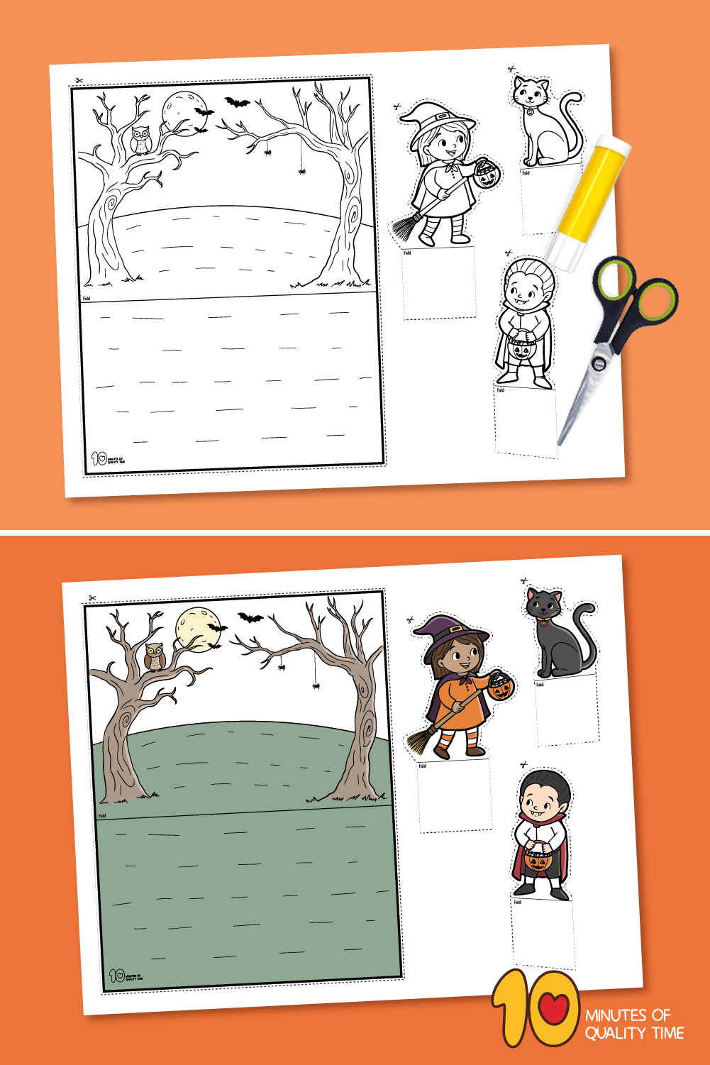 printable 3D Halloween decorations