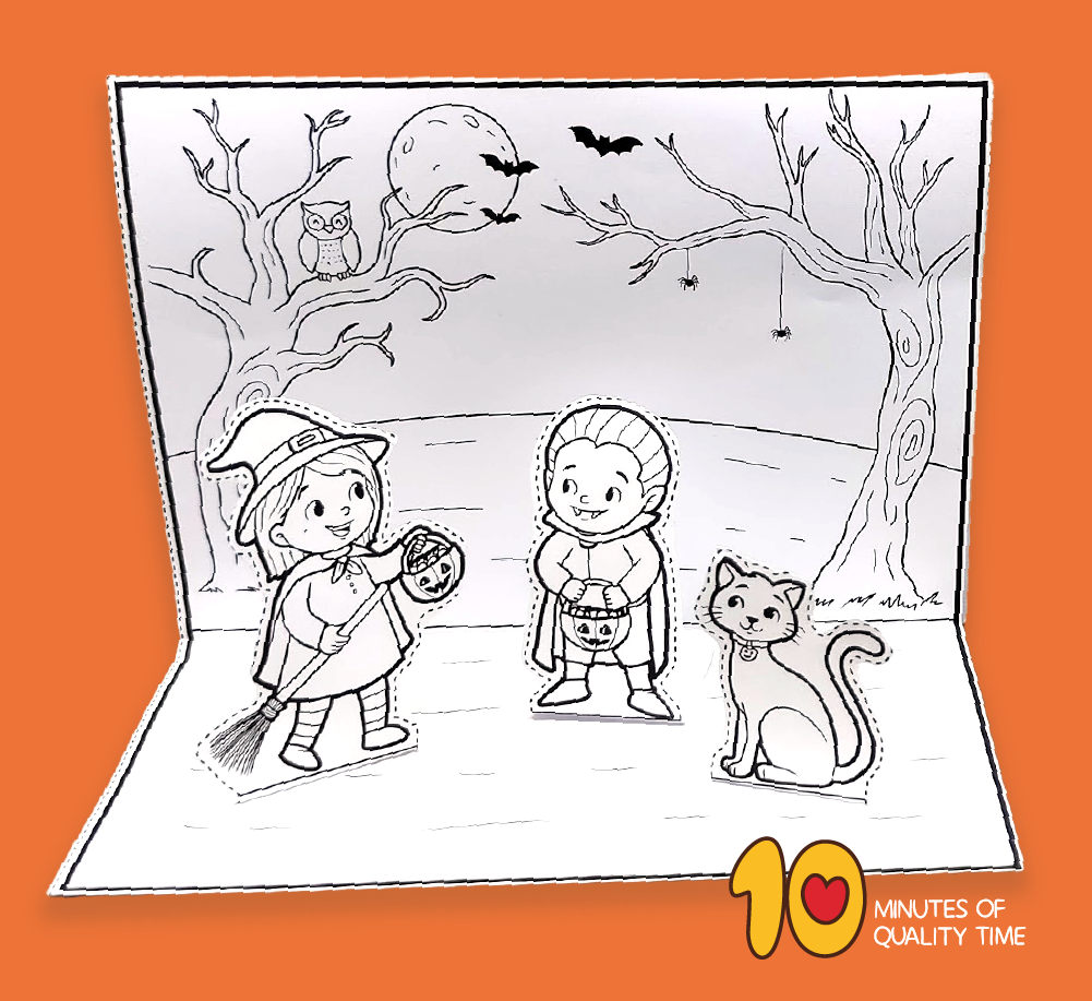 Halloween trick or treat craft