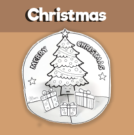 Christmas Tree activity for preschool printable