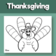 Printable Thanksgiving Turkey Coloring Pages