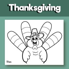 Printable Thanksgiving Turkey Coloring Pages