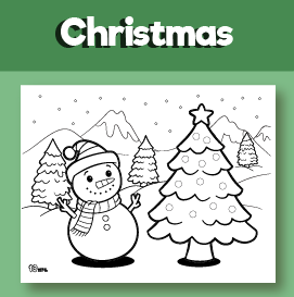 Printable Christmas colouring pictures