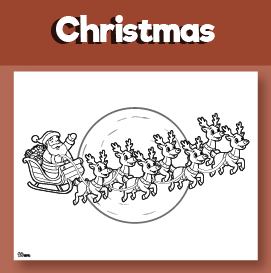 coloring pages Christmas