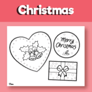 Merry Christmas coloring pages