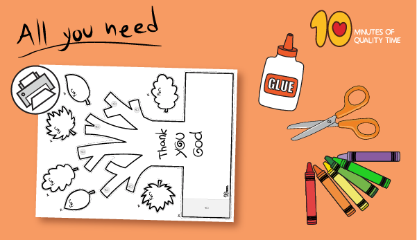 Thanksgiving Thankful Tree printable