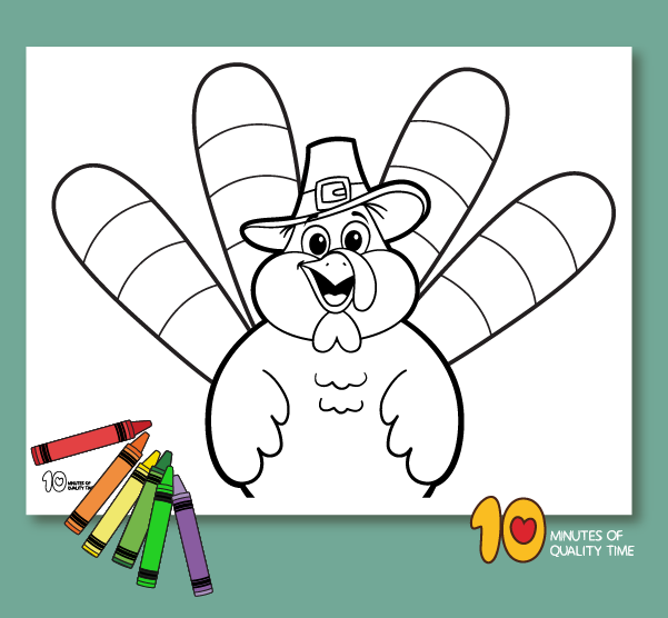 Thanksgiving coloring pages easy