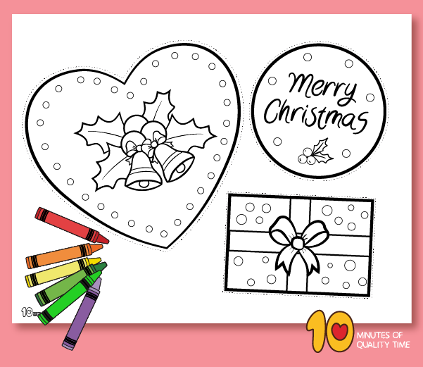 Printable Christmas coloring pages for kids