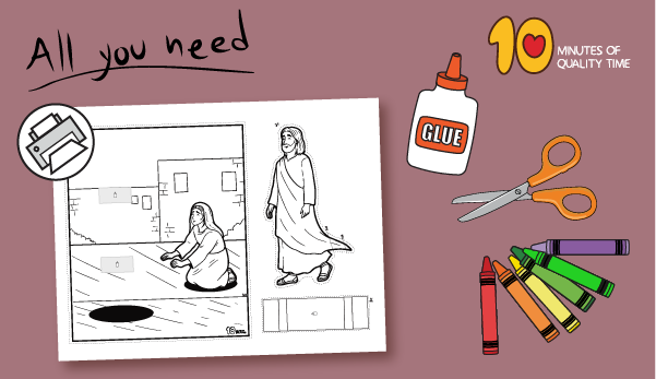 Jesus heals The Woman with The Issue of Blood