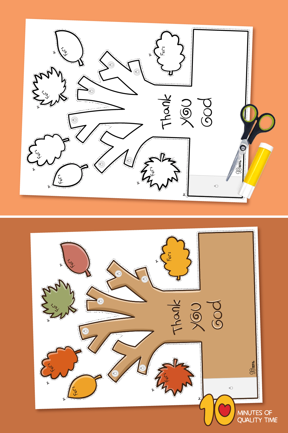 Thanksgiving 3D crafts