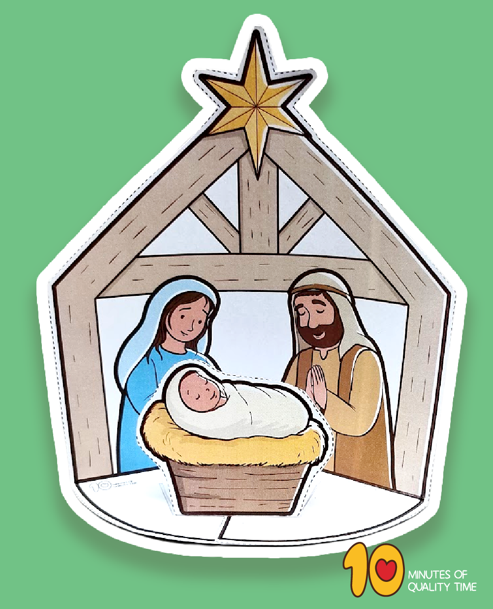 Nativity Scene Crafts for toddlers