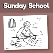Paul Bible coloring pages