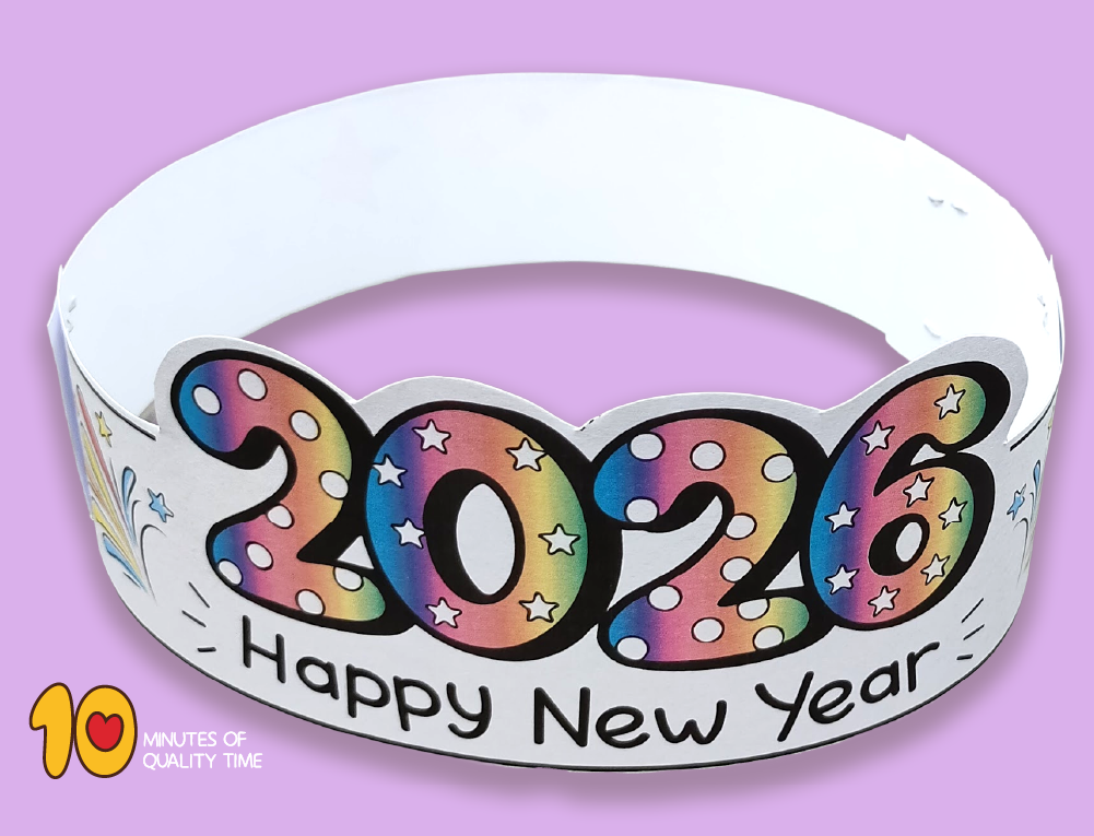 2026 Printable crown template