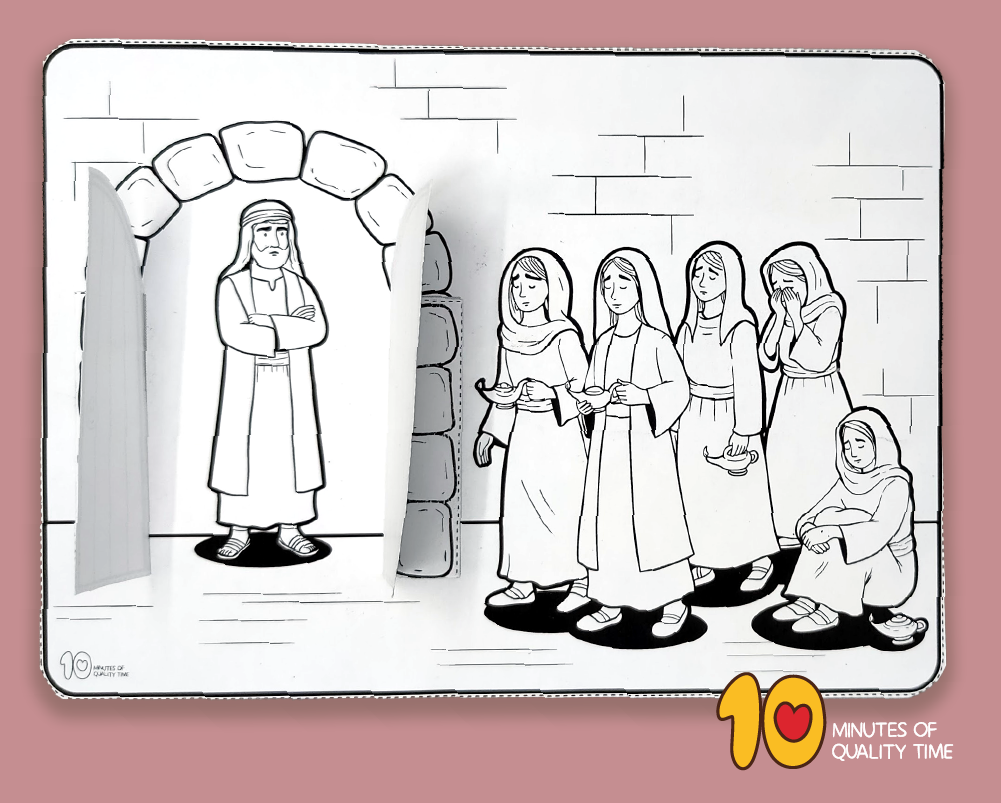 printable parable of the ten virgins crafts