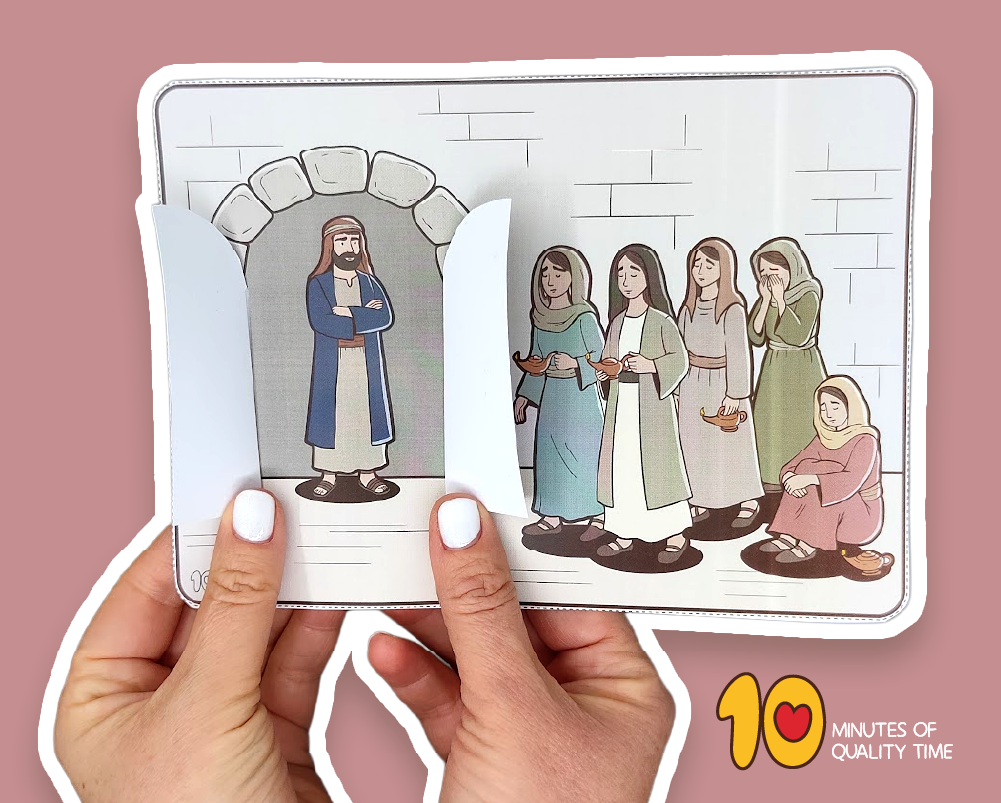 parable of the ten virgins craft for kindergarten