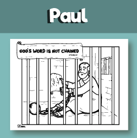 2 Timothy Sunday school coloring