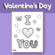 coloring pages for Valentine's Day