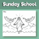 Jesus coming again coloring page