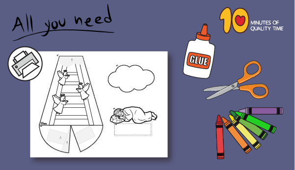 Jacob's Ladder craft template