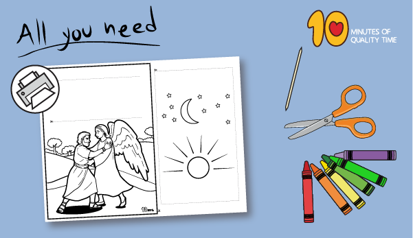 Jacob wrestles with an angel Sunday school lesson