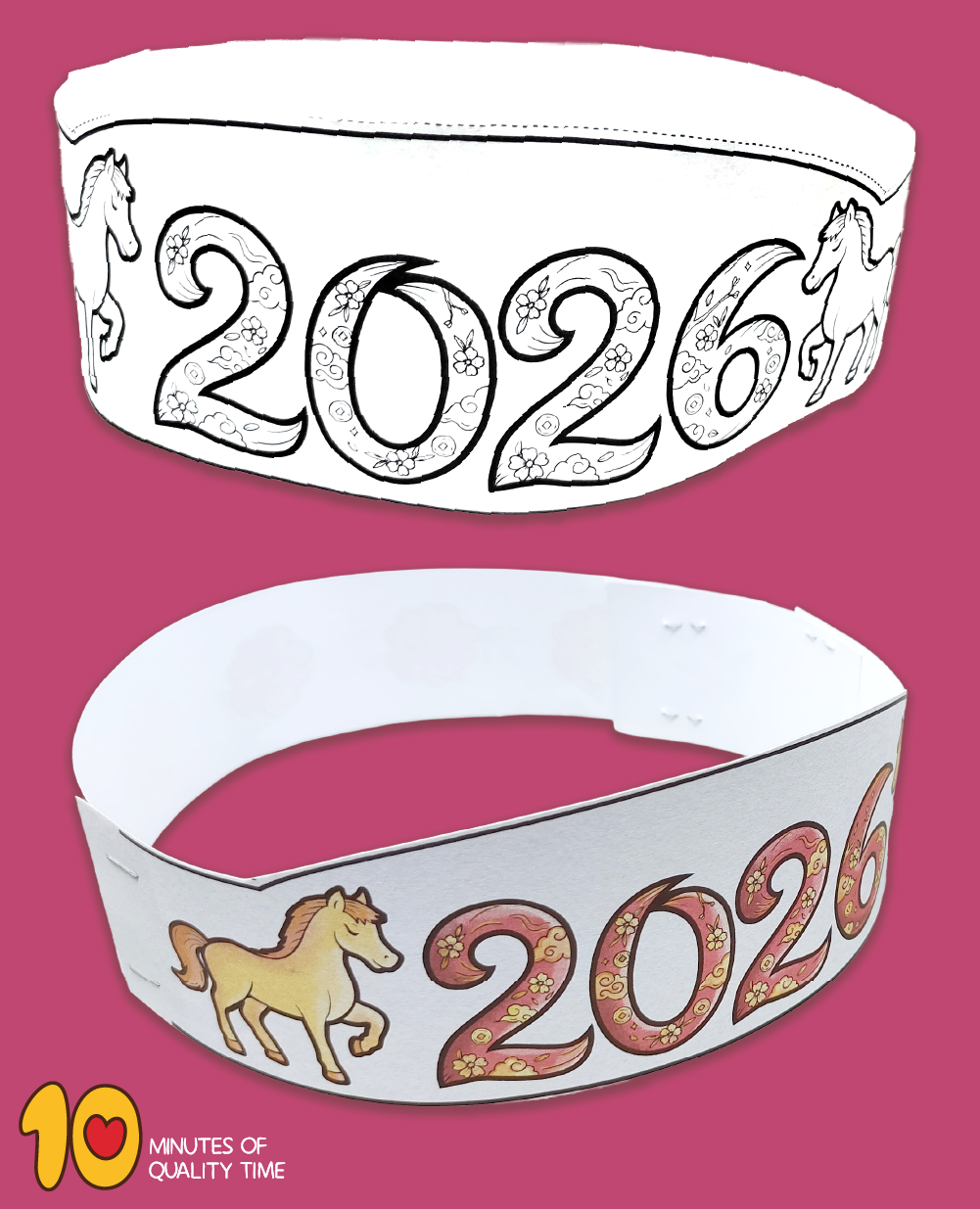 2026 Printable Headband Craft