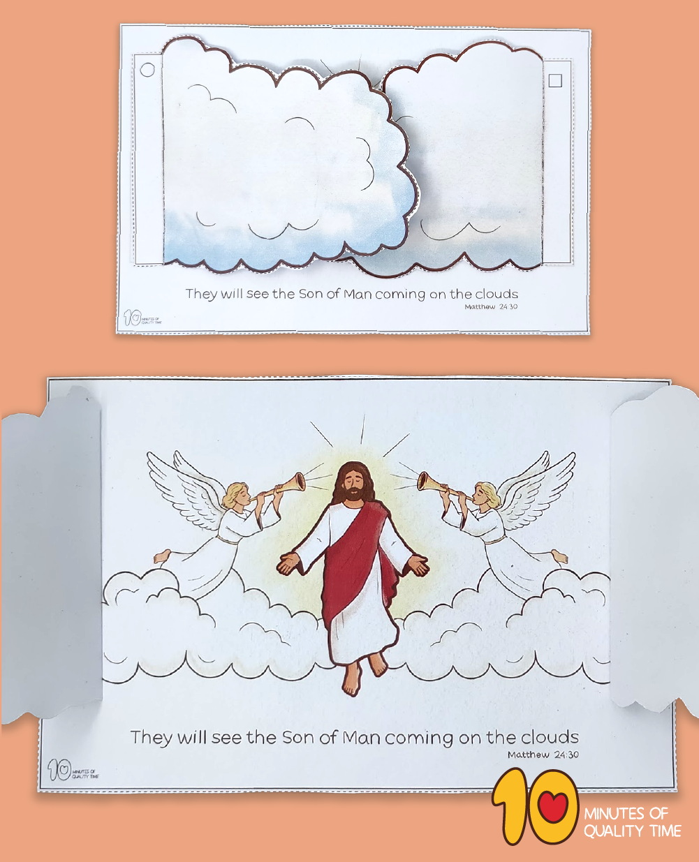 peekaboo crafts Jesus Christ