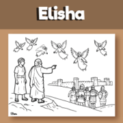 Bible coloring page printable