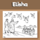 Bible coloring page printable