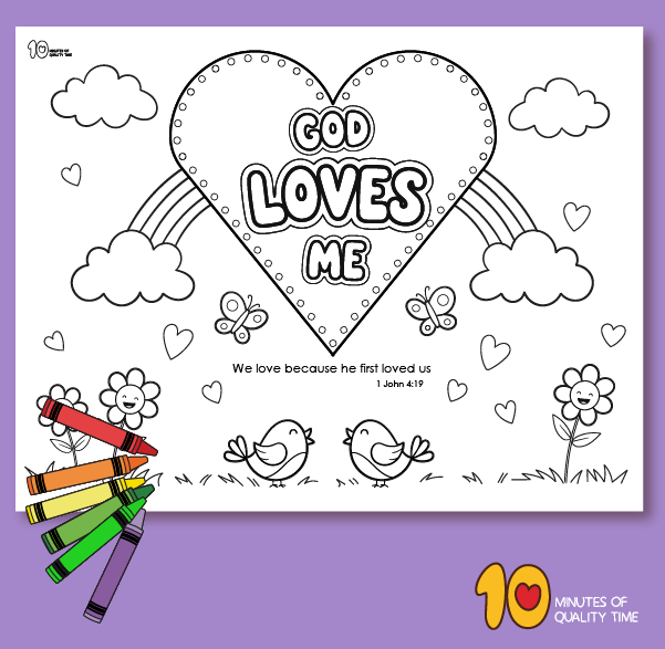 Valentines Day Coloring Page