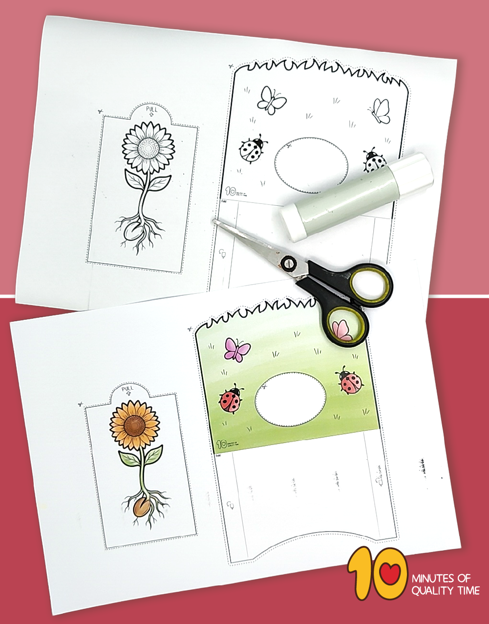 printable spring crafts for toddlers