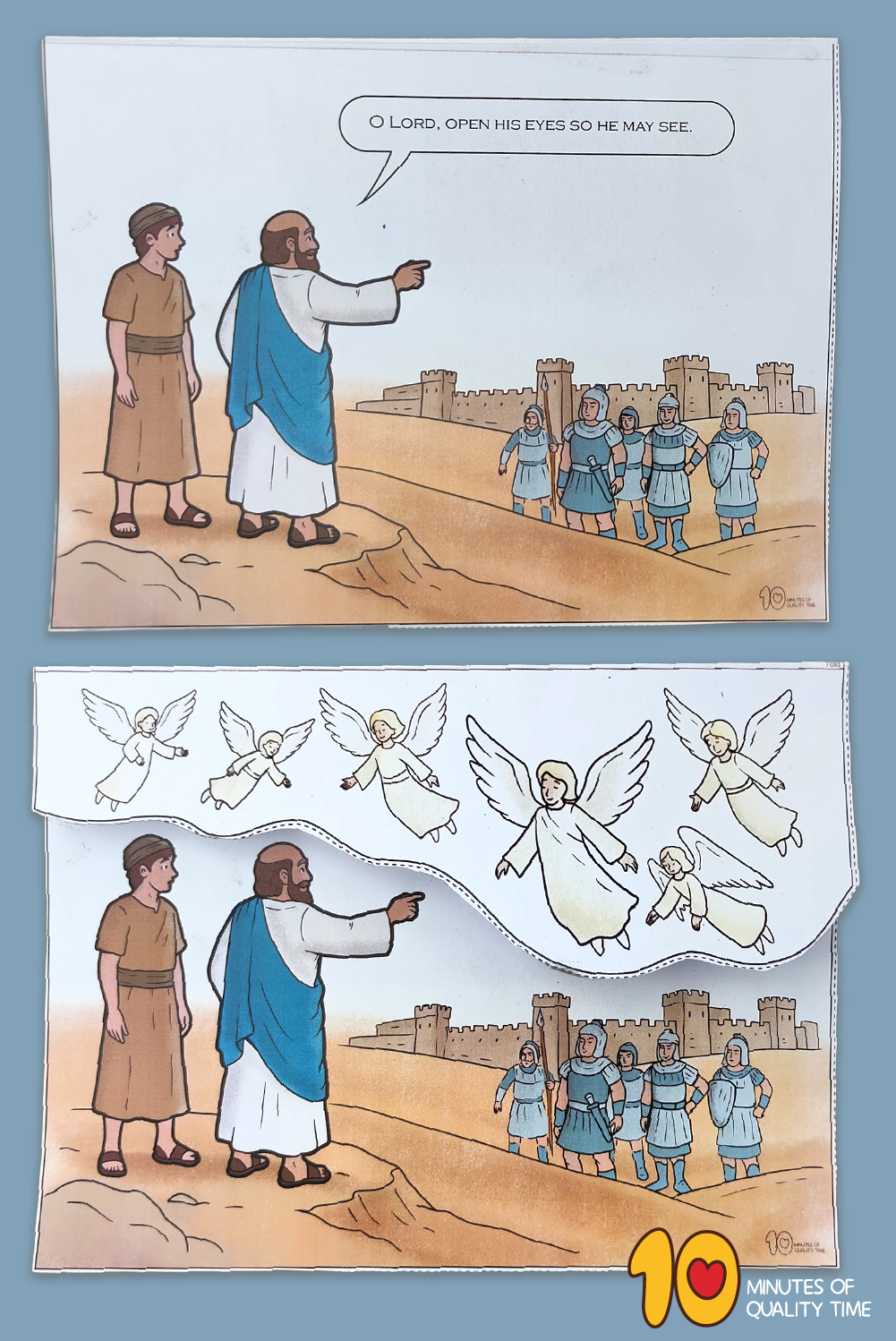 Elisha and the Invisible Army activity