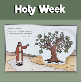 Holy Monday - The Withered Fig Tree Craft