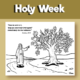 Holy week printable coloring pages