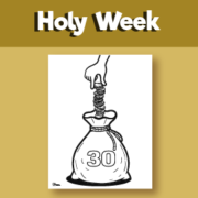 Holy week coloring pages for kids